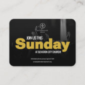 Join Us Church Invitation Calling Card Template Contactkaartje (Voorkant)