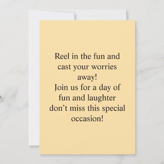 Join Us for a Fun Adventure Kaart (Achterkant)