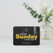 Join Us Kerk Uitnodiging Uitnodigingskaart Sjabloo (Staand voorkant)