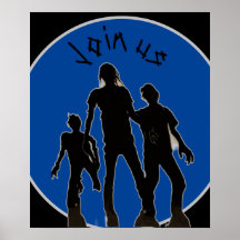 Join us zombie Poster