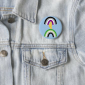 Joined Aroace Rainbows Button (In situ)