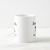 Joined not by tack but trust, horse coffee Mug Koffiemok (Center)