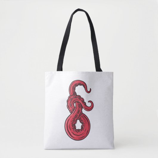 Joined tentacles tote bag (Voorkant)