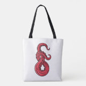 Joined tentacles tote bag (Achterkant)