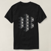 Joined Triangles Art Dark T-Shirt (Design voorkant)
