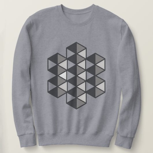 Joined Triangles Men's Sweatshirt (Design voorkant)