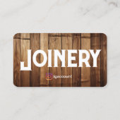 Joinery Sjablonen Design Houtbewerkers Visitekaartje (Achterkant)