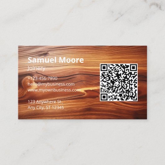 Joinery Stijlvol Visitekaartje (Voorkant)