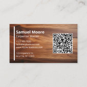 Joinery Woodworkers Carpenters Handymen Visitekaartje (Voorkant)