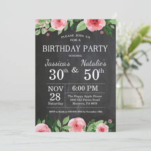 Joint Birthday Party (Joint Birthday Partij) in Fl Kaart (Staand voorkant)