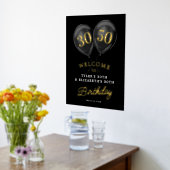 Joint Birthday Party Welcome Sign Folie Print (Laag (Keuken))