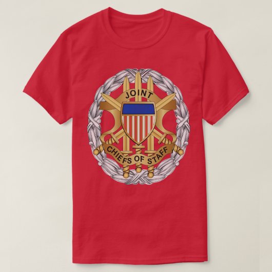 Joint Chiefs of Staff Service Badge wo Txt X T-shirt (Design voorkant)