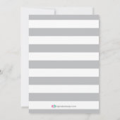 Joint Coed Baby shower Chalkboard Invitation Kaart (Achterkant)