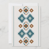 Joint Cowgirl Baby Shower Invitations Kaart (Achterkant)