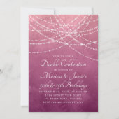 Joint Double String Lights Dusty Women Girls Roze Kaart (Voorkant)