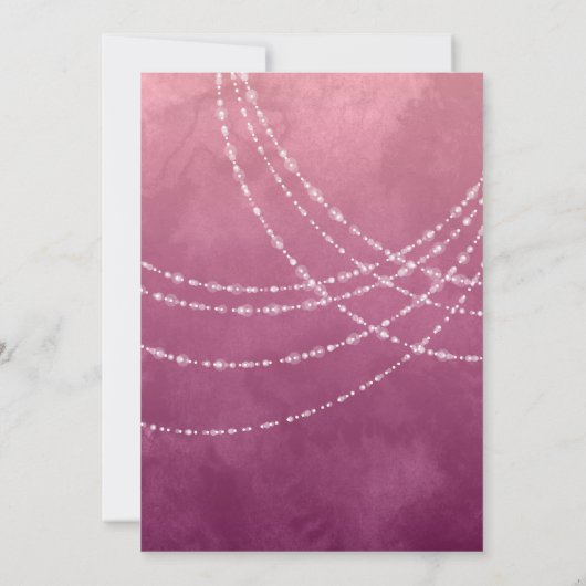 Joint Double String Lights Dusty Women Girls Roze Kaart (Achterkant)