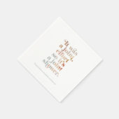 Joint Effort Couple's Baby shower servetten (Hoek)