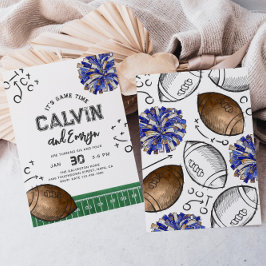 Joint Football Cheer Verjaardagsuitnodigingen | Ge Kaart