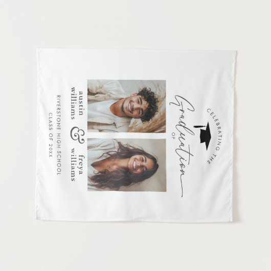 Joint Graduation Party 2 Foto Welkom Wandkleed (Voorkant (horizontaal))