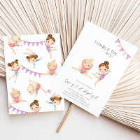 Joint Gymnastics Birthday Invitation