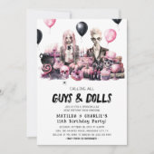 Joint Halloween Spooktacular Birthday Bash Kaart (Voorkant)