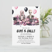 Joint Halloween Spooktacular Birthday Bash Kaart (Staand voorkant)