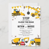 Joint Kinder constructie thema Verjaardagsfeest Kaart (Voorkant)