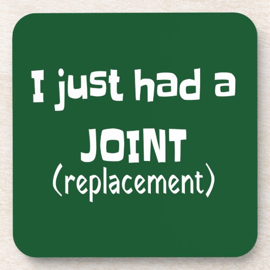 Joint Replacement Humor Funny Novelty Bier Onderzetter (Voorkant)