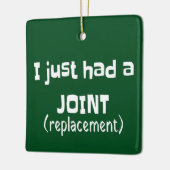 Joint Replacement Humor Funny Novelty Keramisch Ornament (Links)