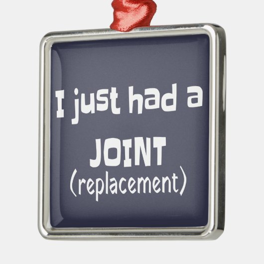 Joint Replacement Humor Funny Novelty Metalen Ornament (Links)
