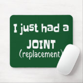 Joint Replacement Humor Funny Novelty Muismat (Met muis)