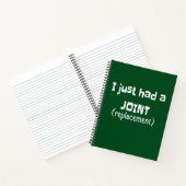 Joint Replacement Humor Funny Novelty Notitieboek (Binnen)