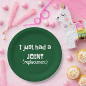 Joint Replacement Humor Funny Novelty Papieren Bordje (Feest)