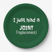 Joint Replacement Humor Funny Novelty Papieren Bordje (Voorkant)