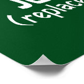 Joint Replacement Humor Funny Novelty Poster (Hoek)