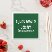 Joint Replacement Humor Funny Novelty Servet (Insitu)
