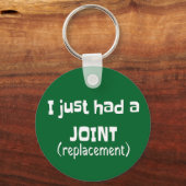 Joint Replacement Humor Funny Novelty Sleutelhanger (Voorkant)