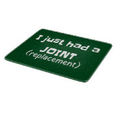 Joint Replacement Humor Funny Novelty Snijplank (Hoek)
