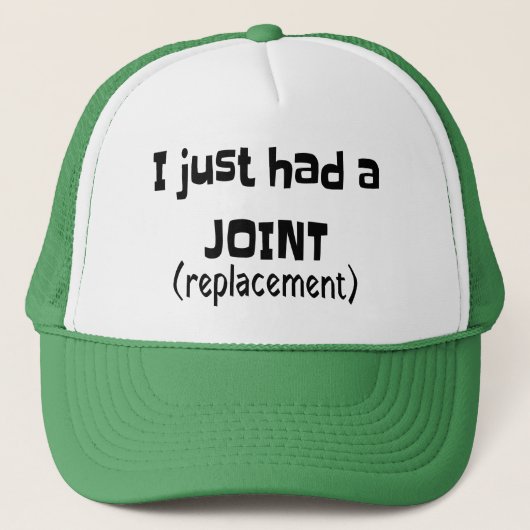 Joint Replacement Humor Funny Novelty Trucker Pet (Voorkant)
