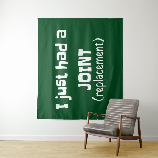 Joint Replacement Humor Funny Novelty Wandkleed (In situ)