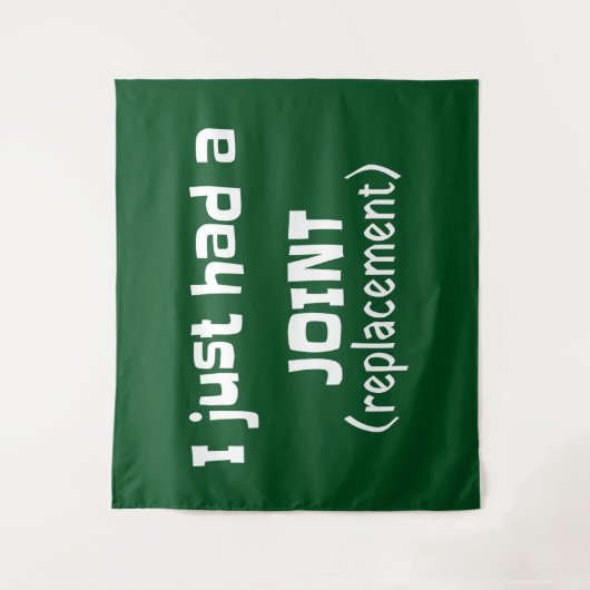 Joint Replacement Humor Funny Novelty Wandkleed (Voorkant)
