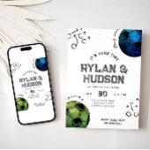 Joint Soccer verjaardagsuitnodiging Kaart