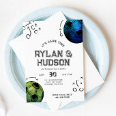 Joint Soccer verjaardagsuitnodiging Kaart