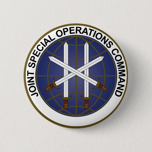 Joint Special Operations Command JSOC Ronde Button 5,7 Cm (Voorkant)
