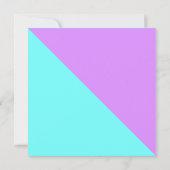 Joint twin ruimte verjaardagsfeestje Jongen Meisje Bedankkaart (Achterkant)