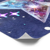 Joint twin ruimte verjaardagsfeestje Jongen Meisje Poster (Hoek)