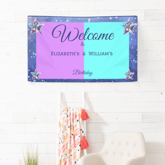 Joint twin ruimte verjaardagsfeestje Jongen Meisje Spandoek (Insitu)