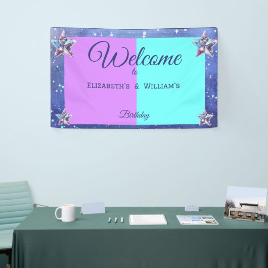 Joint twin ruimte verjaardagsfeestje Jongen Meisje Spandoek (Beurs)