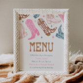 Joint Westerne Partij Menu Sign