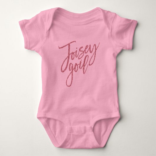 Joisey Girl Roos Gold Pink New Jersey Romper (Voorkant)